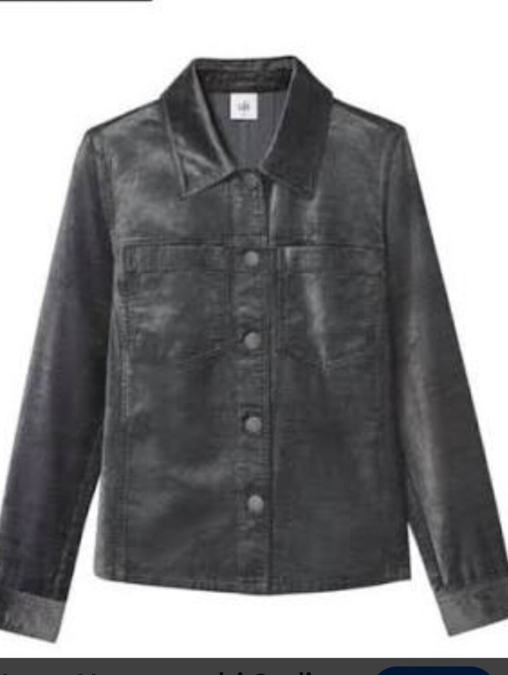Cabi Tuesday Topper Charcoal